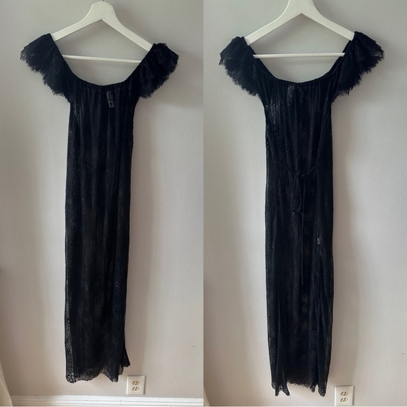 Rat and Boa Black Lace Dress - Picture 2 of 7